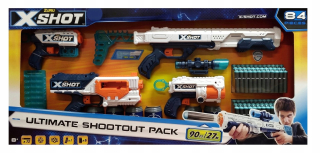 Detská zbraň - Zuu X-SHOT ULTIMATE Shootout PACK 84 HIT elementy