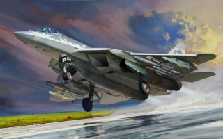 Lietadlo pre deti - Zvezda plastové Model Suchoj Su-57