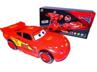 Akčná figúrka, postavička - Zikzak McQueen Winter in robot Cars 2v1 max