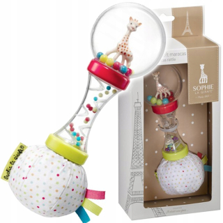 Hrkálka, chrastítko - GIRAFFE SOPHIE SOFT RATTLE MARACAS 010168