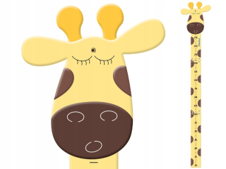 Meter na meranie výšky detí - Giraffe Rast Trop pre deti
