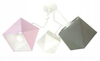Luster do detskej izby - Luster diamant pre deti lampa PLAFON farbách