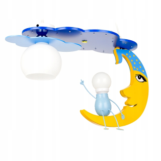 Luster do detskej izby - LUSTER MOON SWING BLUE