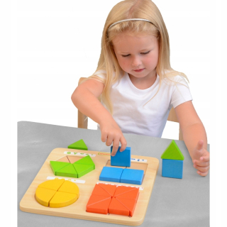 Interaktivny stolik pre deti -  Fun budovanie geometrické obrazce Masterkid