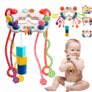 Hračky Teether Montessori zmyslové deti