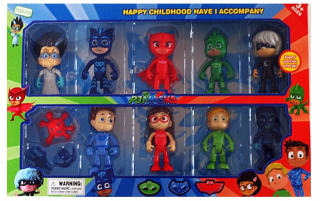 Rozprávková postavička - Hračky pidżmersi pjmasks set 9 figúrky hit