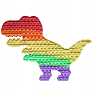 POP IT - Senzorická hračka pop it veľký dinosaurus XXL