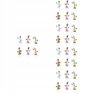 Tieňové hranie hračiek pre domácich majstrov hračky Dolls Story Talking