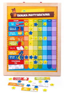 Drevená hračka - originálne motivačný board