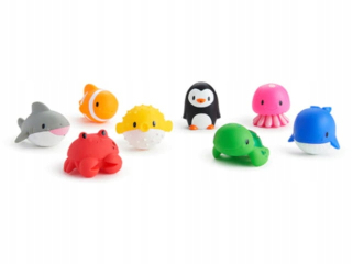 Hračka do vody - Ocean Bath Toy 8 ks 9M + Munchkin