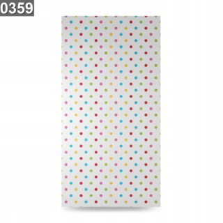 Závesy do detskej izby - Opona dieťa farebné bodky 140x150