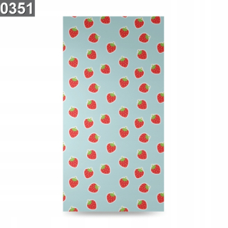 Závesy do detskej izby - Opona Dieťa Sky Jahodové Pol 140x150 Tas