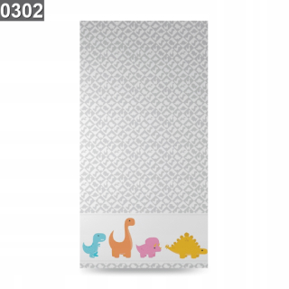 Závesy do detskej izby - Opona Detské Nádherné Dinosaury 140x240 TUN