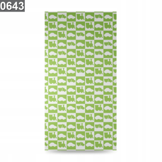 Závesy do detskej izby - Záclonové detské Green Cars 140x150 Tas