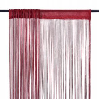 Závesy do detskej izby - Oddelenými clona 2 ks 100 x 250 cm vínovej