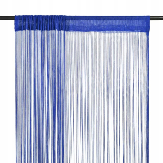 Závesy do detskej izby - Oddelenými clona 2 ks 100 x 250 cm modré