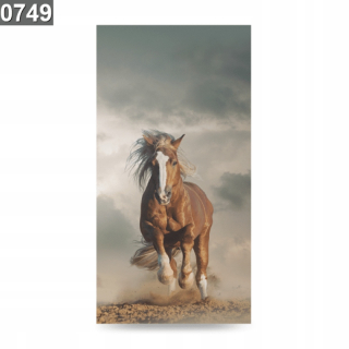 Závesy do detskej izby - Opona zviera blesky koňa v cval 140x240 TUN