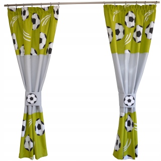 Záclony do detskej izby - Lopty Futbal Baby Boy Room Owl