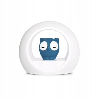 Zaz Lou Night Lamp Owl Modrá