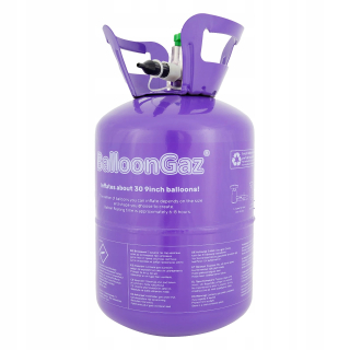 Balóny na párty - Helium tank Helium na 30 balónov.Plynová fľaša 7L