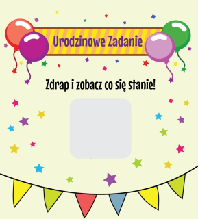 Škrabance Úlohy a Fun narodeniny Detské XXL