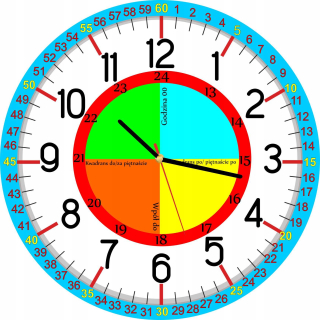 Hodiny do detskej izby - Vzdelávacie Učiteľ Výučba Clock