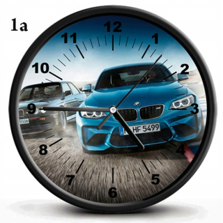 Hodiny do detskej izby - Nástenné hodiny BMW Perfektný dar rôzne vzory