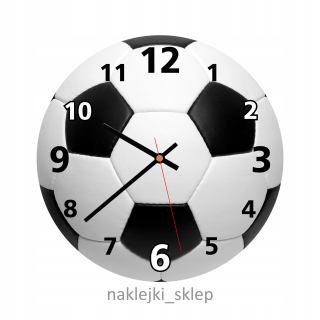 Hodiny do detskej izby - Detské nástenné hodiny. Soccer. Silent sklo