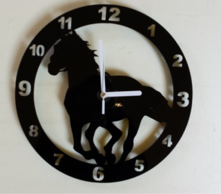 Hodiny do detskej izby - Nástenné hodiny Horse Horses pre darček