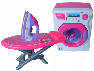 Žehlička. Práčka. Žehliaca doska