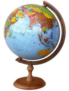 Globe Głowal politická st. 32 cm
