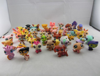 Zberateľská figúrka - Sada 20 ks Littlest Pet Shop LPS zvierat