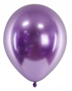 Balóny na párty - Sada 50 lesklých balónov 30 CM PURPLE