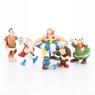 Rozprávková postavička - Sada 6 figúrok z Asterix a Obelix rozprávky