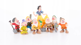 Rozprávková postavička - Sada 8 figúrky z rozprávky Snehulienka Disney