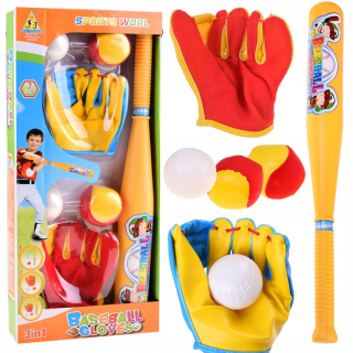 Baseball Kit Guľové Rukavice Bejsbol SP0626