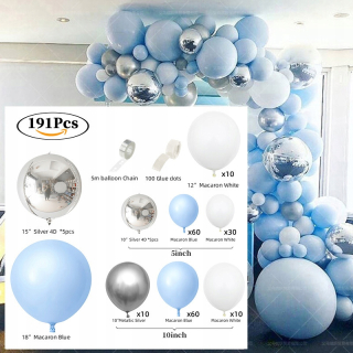 Balóny na párty - Garland Balloons Set dekorácie 191 ks Ins