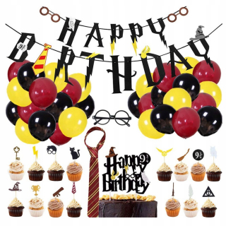 Balóny na párty - Harry Potter Balloons Set dekorácie k narodeninám