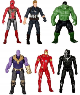 Akčná figúrka, postavička - Sada Avengers Thanos Hulk Spider Pantera