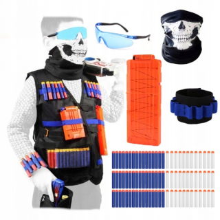 Taktická sada vesty+ 30 šípok