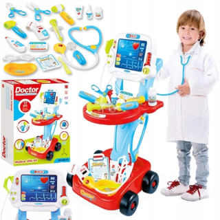 Sada malého lekára Príslušenstvo TROLLEY EKG DOCTOR