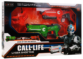 Pištoľ pre deti - Sada laser Pištoľ Paintball masky zvukov
