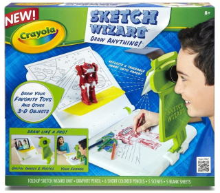 Projektor pre deti - Kit projektor Sketch Wizard 2D 3D Crayola 24h