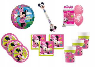 Balóny na párty - Narodeniny set Minnie Šťastný pomocníci 6 elementov