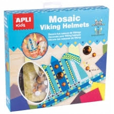 Umelecká súprava Apli Kids Mosaic - Wiking Helmba