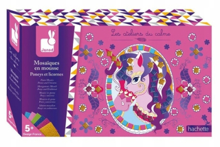 Umelecký súbor Mosaic kone Unicorn Janod