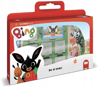 Pečiatky pre deti - Umelecký set s Bing pečiatok v 7S kufri
