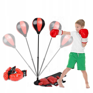 Boxing set pre deti hruška na stojan + R