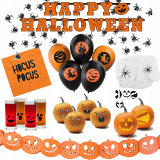 Sada Halloween domáce dekorácie pre deti