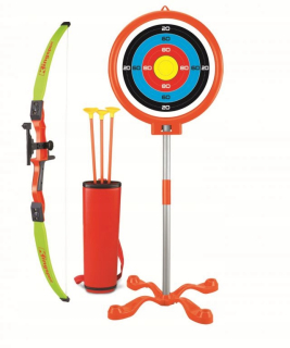 G21 Bow Game Set sa štítom na stojane s rukoväťou